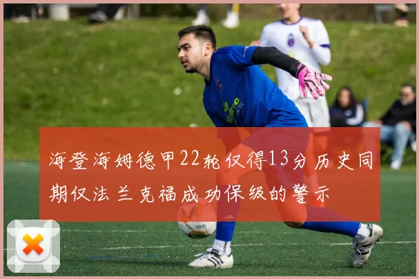 海登海姆德甲22轮仅得13分历史同期仅法兰克福成功保级的警示
